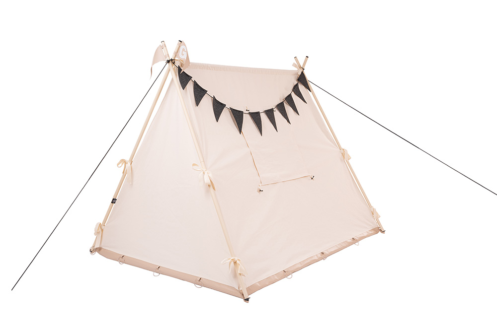 Tent flag decoration